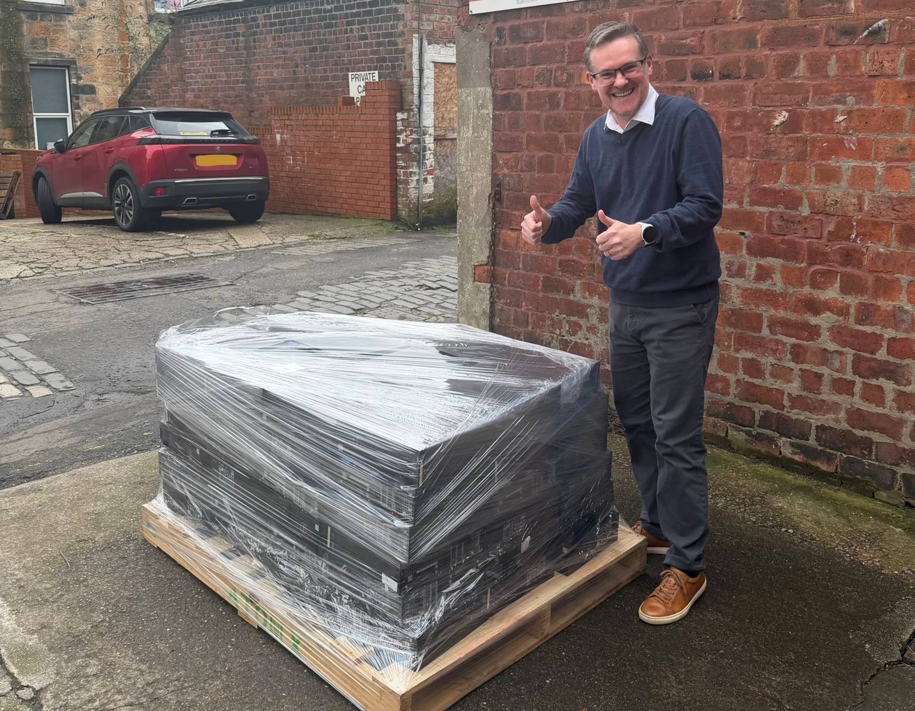 hacking and paterson IT donation